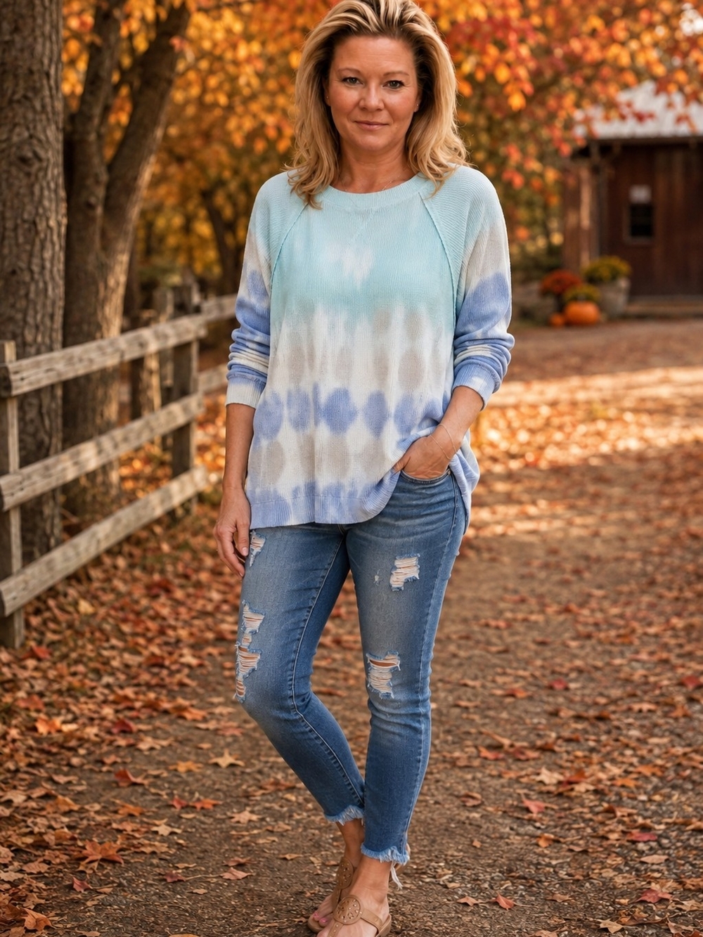Simply Southern Tie-Dye Long Sleeve Top
